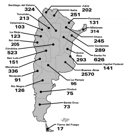 ACCIDENTES DE TRANSITO EN ARGENTINA - AÑO 2012